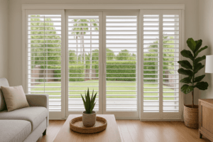 Read more about the article Enhance Sliding Doors with Plantation Shutters