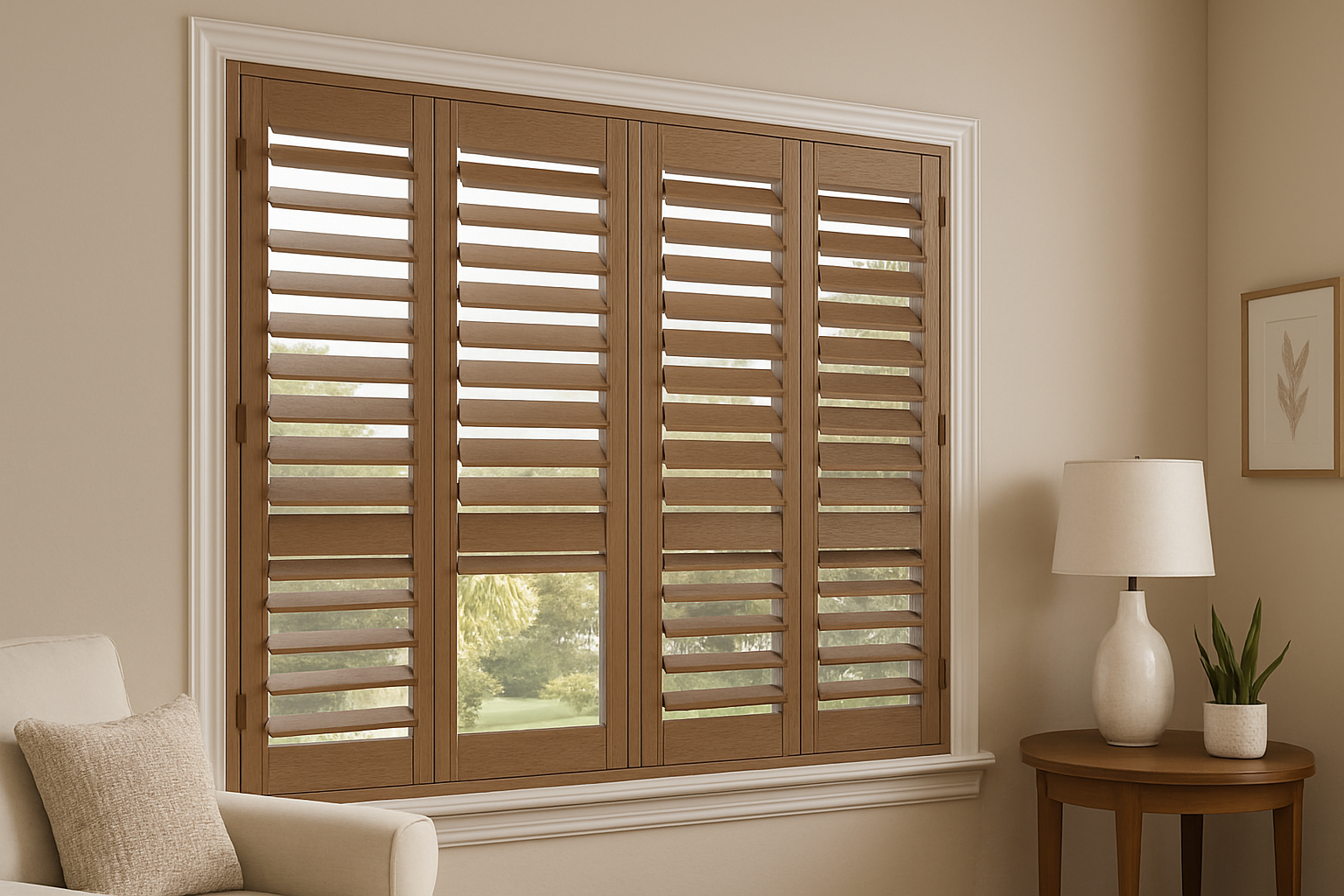 You are currently viewing Style Your Windows with Faux Wood Shutters